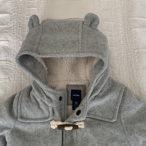 Baby Gap Gray Duffle Coat - Picture 5 of 7